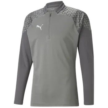 Pánská mikina Puma teamCUP 1/4 Zip Top šedá UK M