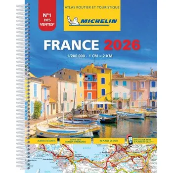 Cestování Atlas France 2026 Spirale (Kroužková)