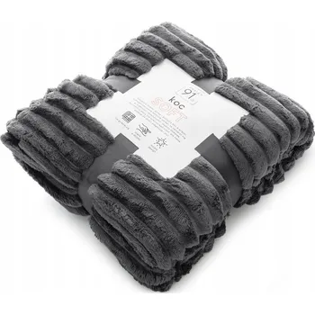 Prostěradlo Deka Eurofirany z mikrovlákna 70 cm x 160 cm šedá