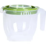 EH Excellent Houseware Míchací nádoba s víkem, odměrka, 2200 ml, zelená
