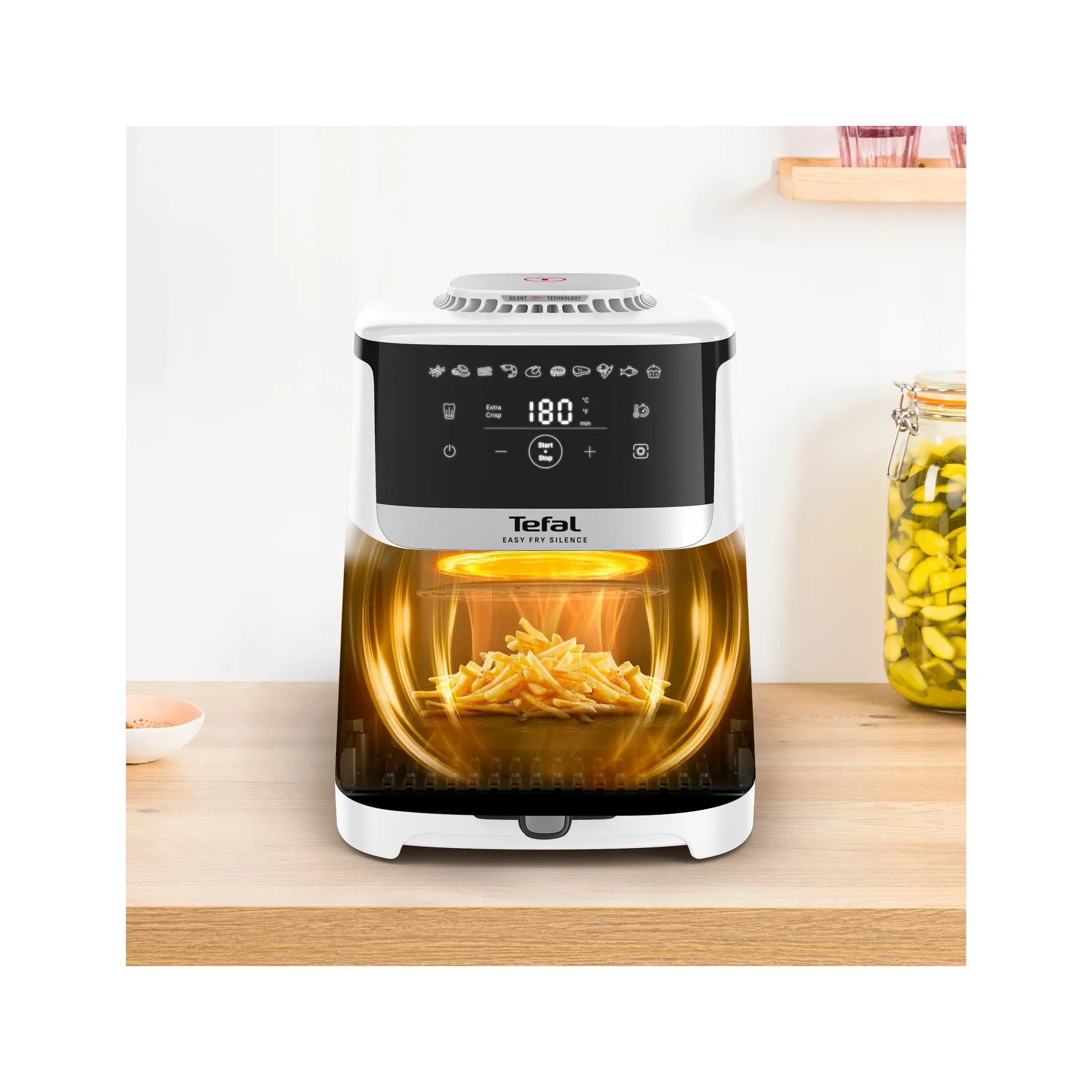 Fotografie 7 - Fritéza Tefal Easy Fry Silence EY5521E0