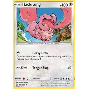 Volný čas Pokémon UNM 161/236 Lickitung - Unified Minds Stav: Near Mint, Verze: NORMAL