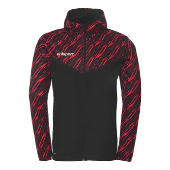 Pánská mikina Uhlsport Progressive 28 Multi Hood Jacket černá/červená UK M