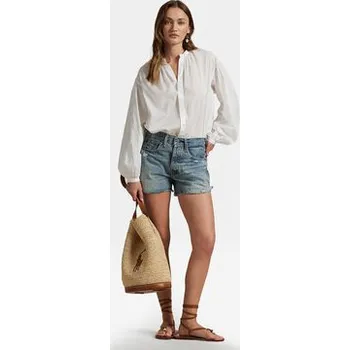 Pánské kraťasy Polo Ralph Lauren Džínové šortky 211963529001 Modrá Straight Fit 31