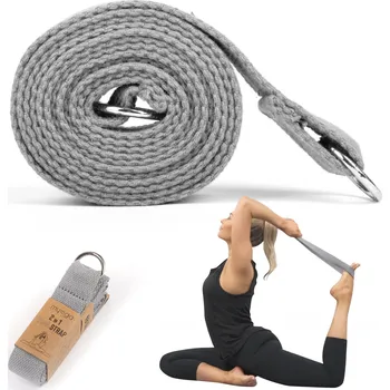 podložka na cvičení MYGA Popruh na jógu myga 2v1 ŠEDÁ