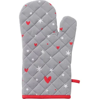 Keramický dřez Boltze Home Prošívaná kuchyňská chňapka ANELLA, šedá, bavlna