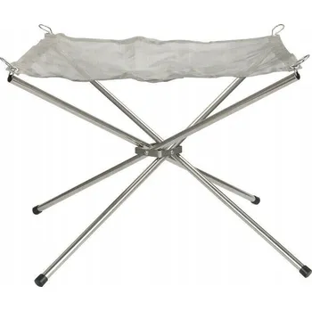 PŘENOSNÉ OHNIŠTĚ SE SKLÁDACÍM STOJANEM NA OHEŇ 56x56x43 CM