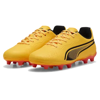 Kopačky Puma KING Match FG/AG oranžová/černá EUR 35
