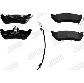 Brzdová destička Sada brzdových destiček, kotoučová brzda JURID 573148J