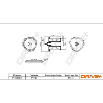 Palivový filtr Palivový filtr DRIVE+ DP1110.13.0139