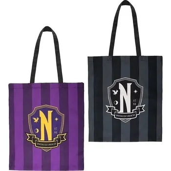 Cestovní taška TAŠKA SHOPPING|NETFLIX|WEDNESDAY