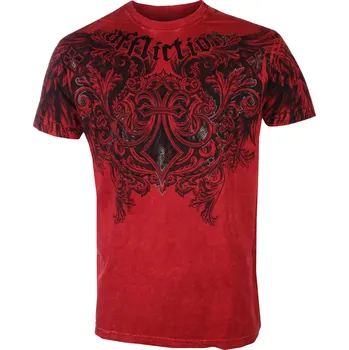 Pánské tričko tričko hardcore pánské - STEP OF HONOR - AFFLICTION - A28568-DRLV