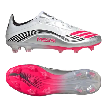 Míčový sport Adidas F50 Messi Pro FG bílá/červená/stříbrná EUR 43 1/3