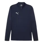 Puma teamFINAL 1/4 Zip Top tmavě modrá UK M