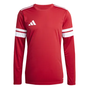Adidas Teamsport Squadra 25 s dlouhým rukávem červená/bílá UK M
