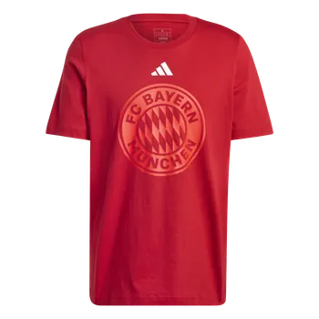 Pánské oblečení Adidas FC Bayern Mnichov DNA Graphic červená UK M