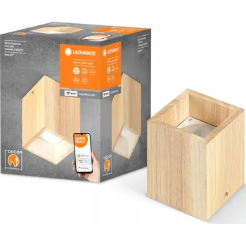 Nástěnné svítidlo LEDVANCE ORBIS Nástěnné svítidlo dřevo SMART+ WIFI 100x130