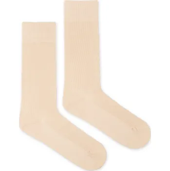 Dámské ponožky Ponožky Žebro tenké béžové M (39-42)