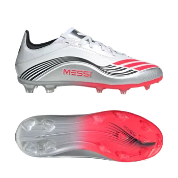 Kopačky Adidas F50 Messi Elite FG bílá/červená/stříbrná EUR 33