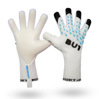 Brankářské rukavice BU1 Flex NC bílá/světle modrá UK 10,5