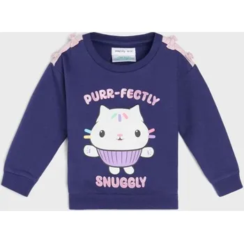 Dívčí oblečení Sinsay - Mikina typu crewneck Gabby’s Dollhouse - námořnická modrá - 063EU-59X - 063EU-59X-80
