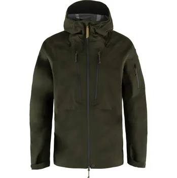 Horolezecká bunda pánská FJÄLLRÄVEN Keb Eco-Shell Jacket M Deep Forest - L