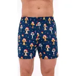 Trenkoslipy pánské Cornette 20 vánoční pes modré Barva: tmavě modrá, Velikost: XL