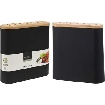 blok na nože 23x8x23,5cm ČERNÝ