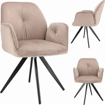 STYLO Kancelářská otočná židle PERLA béžová