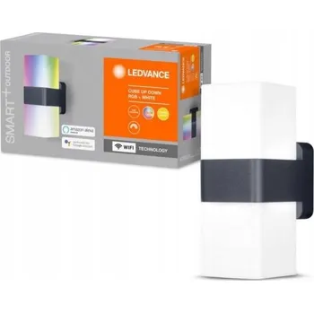 Nástěnné svítidlo Venkovní nástěnné svítidlo Ledvance šedé, integrovaný LED zdroj 13,5 W