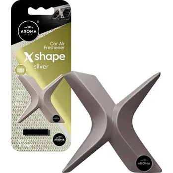 Vůně do auta AROMA CAR X SHAPE 8 g SILVER, 10897