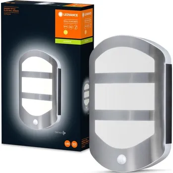 Nástěnné svítidlo Venkovní nástěnné svítidlo Ledvance stříbrné s integrovaným LED zdrojem 12,5 W