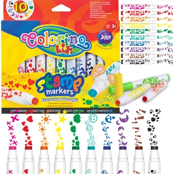 Fixy Colorino , razítka, 10 barev