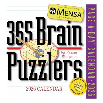 Kalendář CAL 26 MENSA 365 BRAIN PUZZLERS (BOX)(Kalendář)