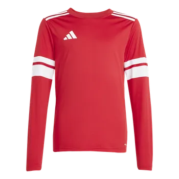 Adidas Teamsport Squadra 25 s dlouhým rukávem červená/bílá UK Junior M