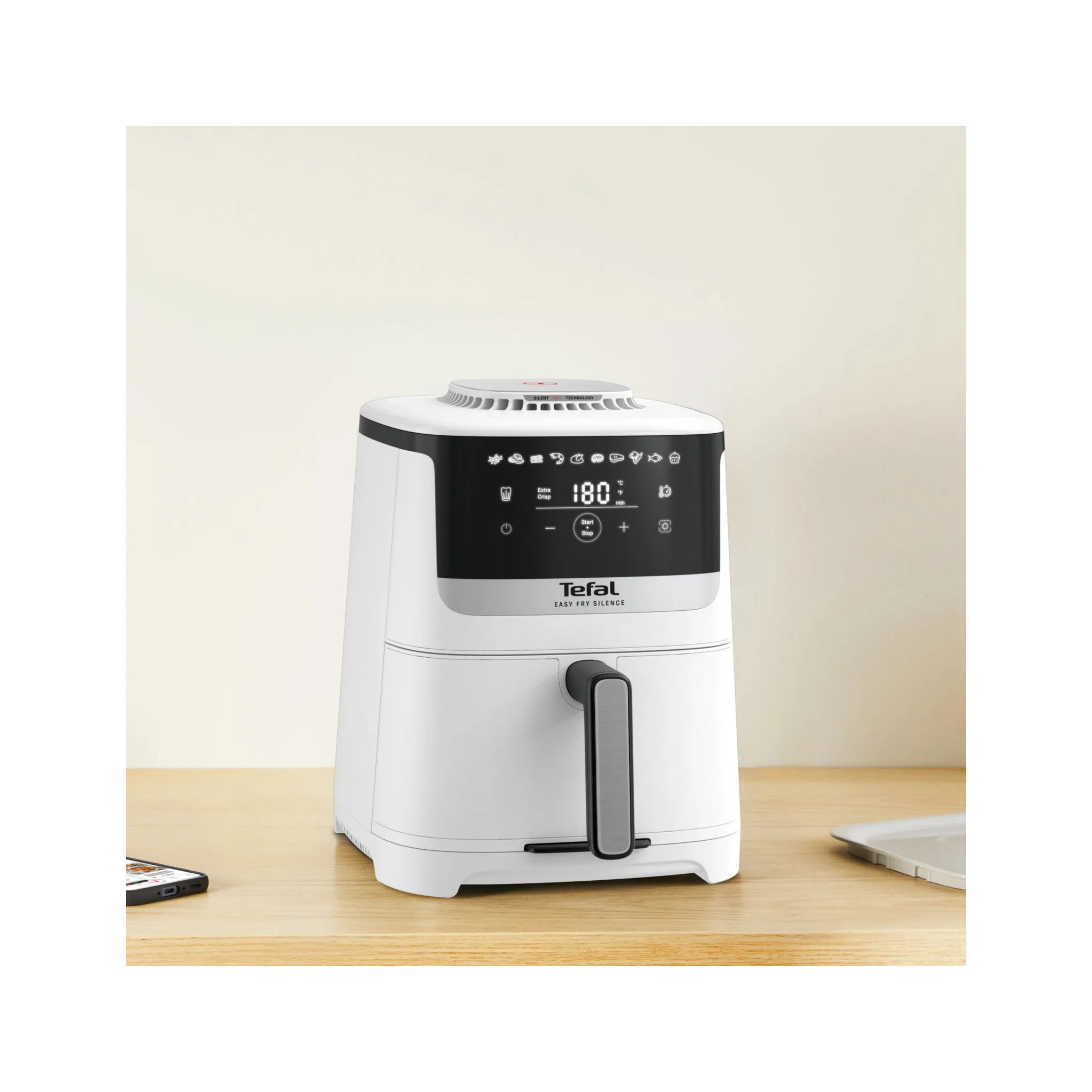 Fotografie 5 - Fritéza Tefal Easy Fry Silence EY5521E0
