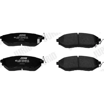 Brzdová destička Sada brzdových destiček, kotoučová brzda JURID 572638J