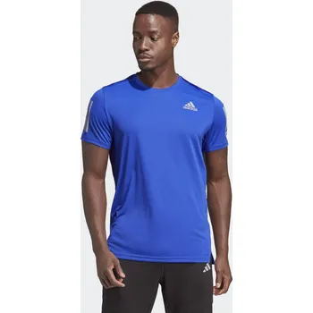 ADIDAS Tričko Own the Run XS MODRÁ|ŠEDÁ