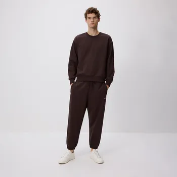 Reserved - Tepláky comfort fit - hnědá - 177EF-88X - 177EF-88X-XL