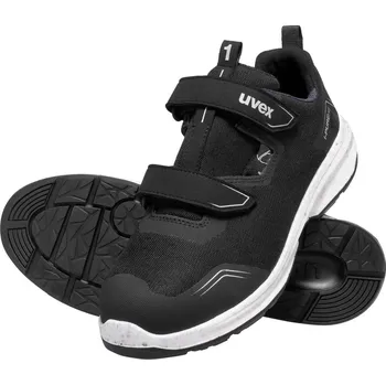 Pracovní obuv uvex 1 sport 6890 S1 FO SC SR - Bezpečnostní ESD sandál na suchý zip Velikost obuvi: 48