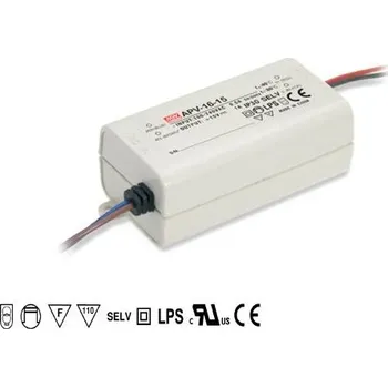 Elektroinstalační materiál Mean Well APV-16-5 Napájecí zdroj pro LED 5V 16W