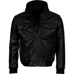 Pánská Kožená Bunda Cassian Celeste Brixton Černá Velikost: 8XL