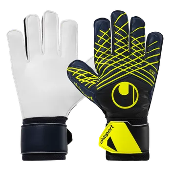Brankářské rukavice Uhlsport Prediction Soft Pro tmavě modrá/žlutá/bílá UK 7,5