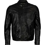 Pánská Kožená Bunda Florence Augustus Brixton Černá Velikost: 8XL