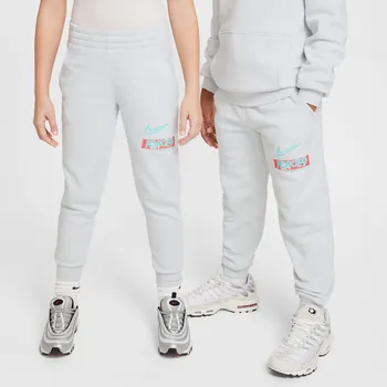 Pánské kalhoty Nike Erling Haaland Club Fleece šedá UK Junior M