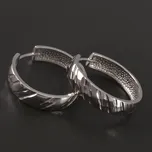 Goldpoint Stříbrné kruhy zacvakávací zapínání Velikost: 25