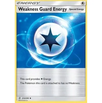 Volný čas Pokémon UNM 213/236 Weakness Guard Energy - Unified Minds Stav: Excellent, Verze: NORMAL