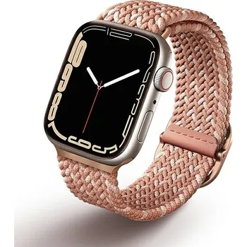 Řemínek na hodinky Řemínek UNIQ pro Apple Watch 8/7/6/SE (45/44/42mm) - růžový