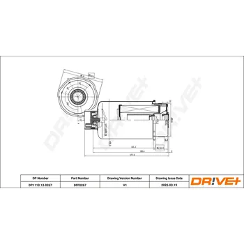 Palivový filtr Palivový filtr DRIVE+ DP1110.13.0267