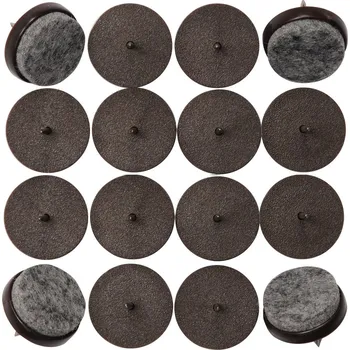 Podložka plastová s plstí na hřebíku 17mm,16ks